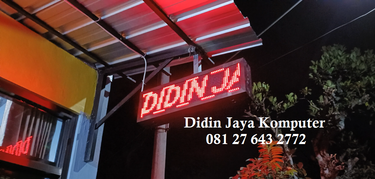 <p>Running text bolak-balik warna merah dengan ukuran 20x68cm. Running text ini mempunyai ukuran yang lumayan kecil tapi masih cocok dipasangkan untuk penunjuk lokasi tempat seperti kantor, toko dan berbagai tempat lainnya. Penggunaan running text memiliki banyak manfaat dan tentu saja lebih menghemat biaya.</p>